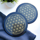 Engraved Agate Slices