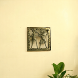Metallic Golden Frame Human Figurines Dhokra