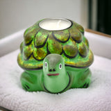 Green Artisanal Turtle Harmony Candle