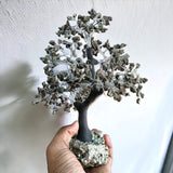 Golden Pyrite Wealth Tree