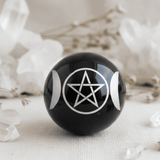 Premium Black Obsidian Crystal Sphere