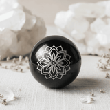 Premium Black Obsidian Crystal Sphere