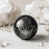 Premium Black Obsidian Crystal Sphere