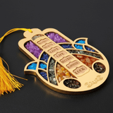 Hamsa Hand - 7 Blessings Crystal Hanging