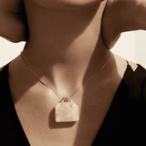Gemstone Handbag Pendant Necklace