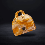 Gemstone Handbag Pendant Necklace