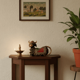 The Sitting Nandi | Dhokra Art