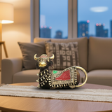 The Sitting Nandi | Dhokra Art