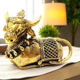 Sacred Nandi Brass Statue