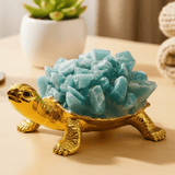 Feng Shui Crystal Turtle Decor