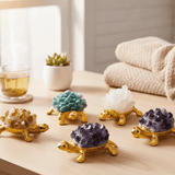 Feng Shui Crystal Turtle Decor