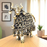 The Bell-Adorned Nandi | Dhokra Art