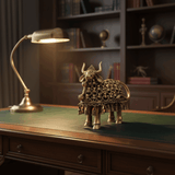 The Bell-Adorned Nandi | Dhokra Art