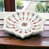 Hand Crafted Inlay Art Bowl / Lotus