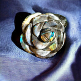 Labradorite Rose Cabochon