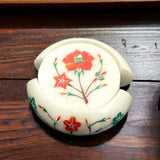 Marble Inlay Coasters Set of 6