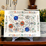 Marble Plate With Intricate Inlay