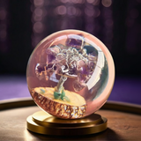 Orgone Crystal Sphere - Money Tree & Reiki Healing