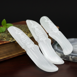 Selenite Crystal Knife - Aura Cleansing Tool