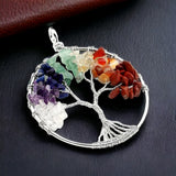Chakra Life Tree Pendant