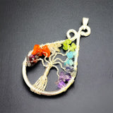 Chakra Life Tree Pendant