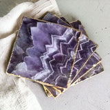 Natural Amethyst Coasters