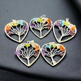 Chakra Life Tree Pendant