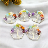 Chakra Life Tree Pendant
